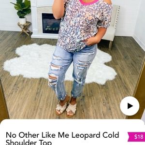 Leopard print top